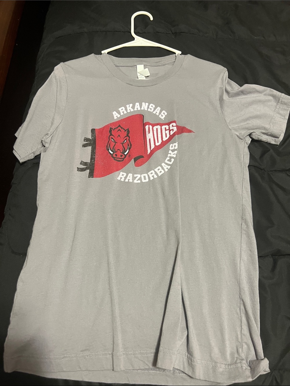 Arkansas Razorbacks Gray Graphic T-Shirt